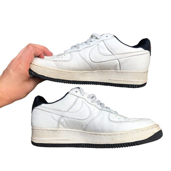 Vintage 2000 Nike Air Force 1 Low 'Navy Obsidian' Size 10 - Picture 2 of 7